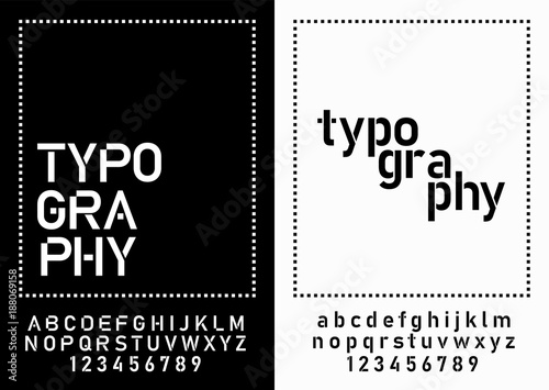 modern alphabet fonts and numbers. designs for logo, Poster, Invitation, etc. Typography font uppercase and lowercase. vector illustrator