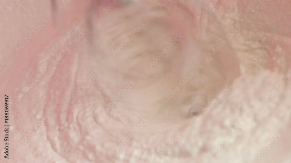 Close-up, Mixing white sweet cream, preparation of a dessert Close-up, Mixing white sweet cream, preparation of a dessert