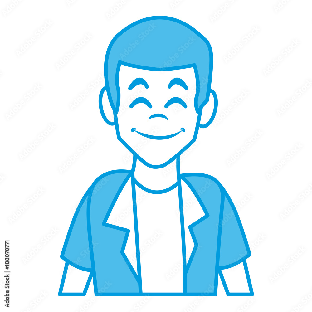 Man profile cartoon icon vector illustration graphic design Man profile cartoon icon vector illustration graphic design