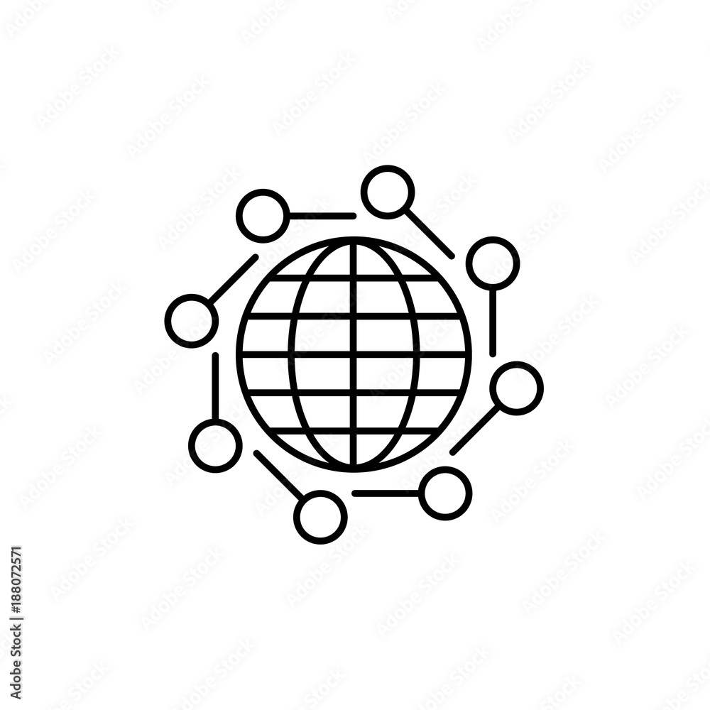 Internet of things vector icon EPS10 Internet of things vector icon EPS10