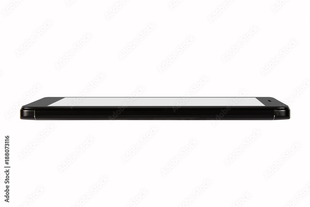 Black isolated smart phone Black isolated smart phone