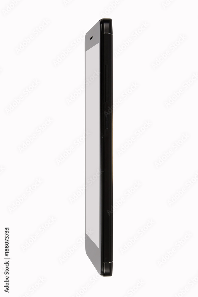 Black isolated smart phone