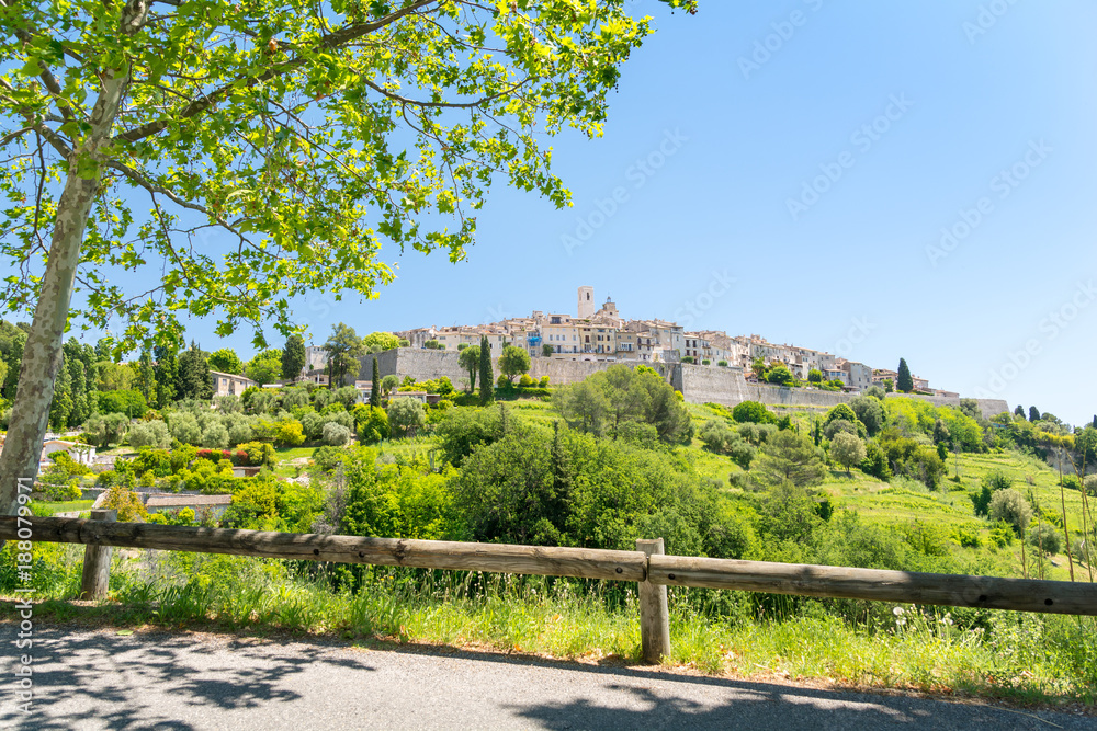 Fototapeta premium amazing medieval town Saint Paul de Vence in Provence, south France