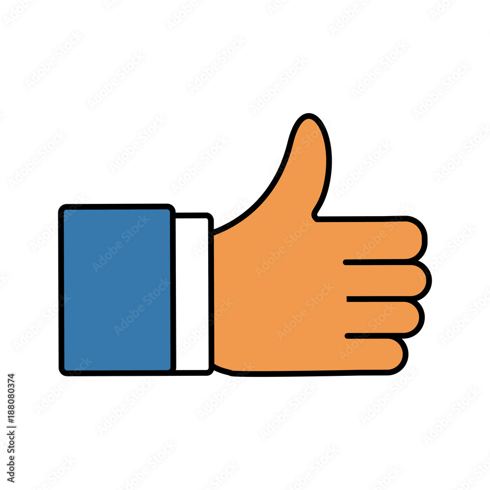 Thumb up like symbol icon vector illustration graphic design Thumb up like symbol icon vector illustration graphic design