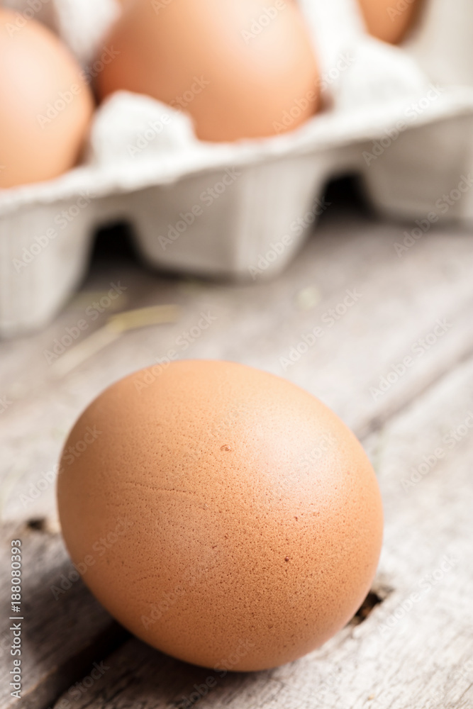 fresh eggs in the tray fresh eggs in the tray