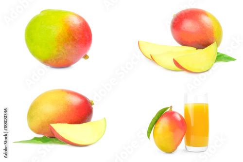 Set of red mango