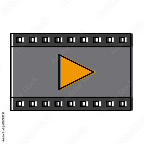Video player symbol icon vector illustration graphic design