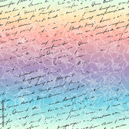 Seamless background pattern. Hearts pattern in a patchwork style.