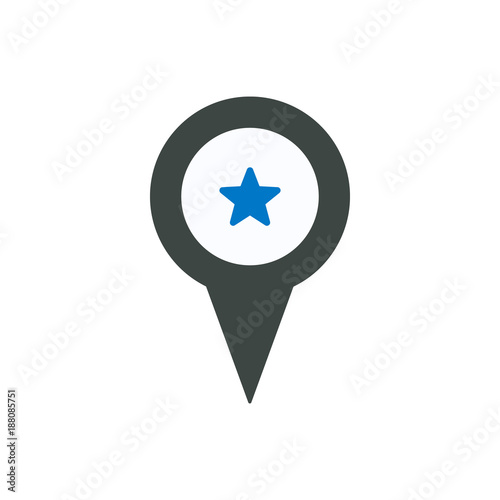 Free Download Favorite like location pin position rate star icon - GFXLoad