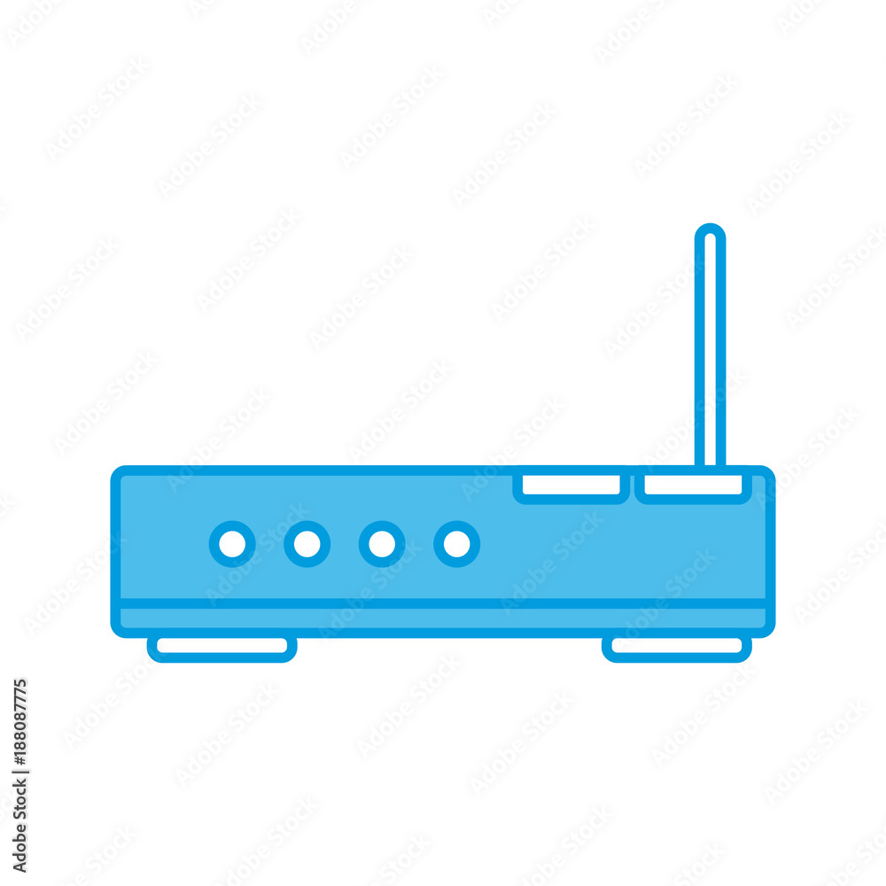 Wifi router antenna icon vector illustration graphic design Wifi router antenna icon vector illustration graphic design