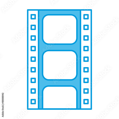 Movie reel symbol icon vector illustration graphic design