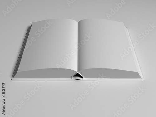 open blank book