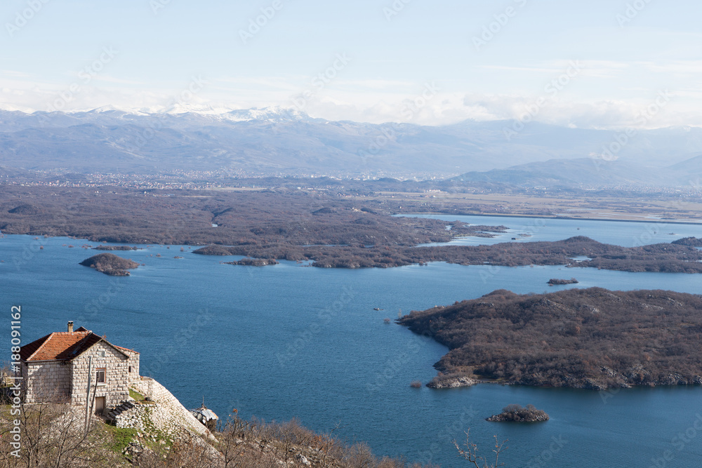 Slano Lake in Montenegro