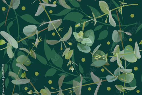  Seamless pattern with twigs 2