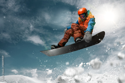 Fototapeta Naklejka Na Ścianę i Meble -  Snowboarding