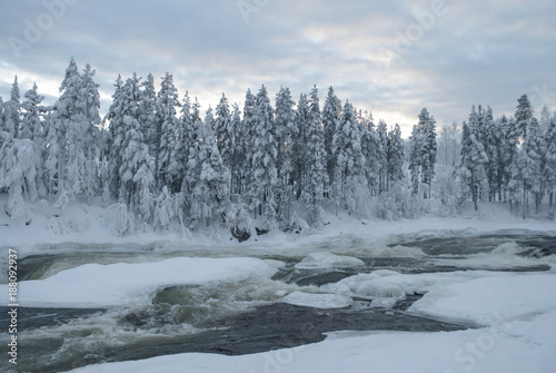 storforsen, waterfall in Swedish Lapland © Tamara Sushko
