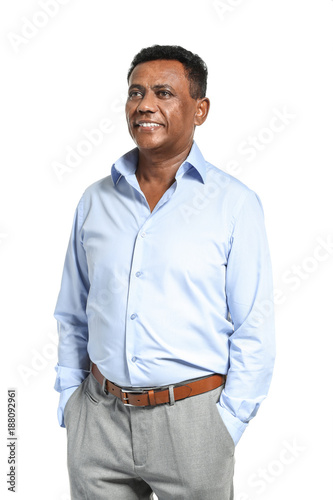 Mature African-American man...