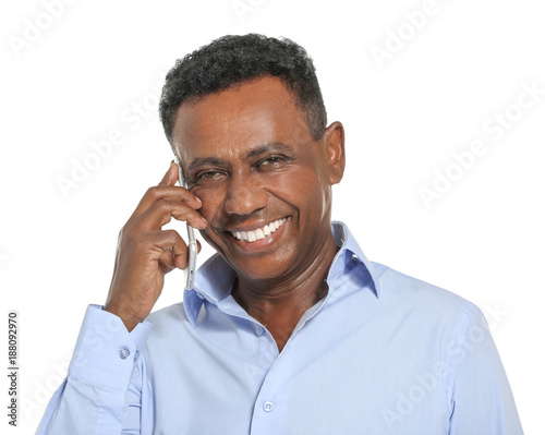 Mature African-American man...