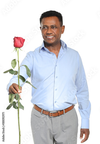 Mature African-American man...