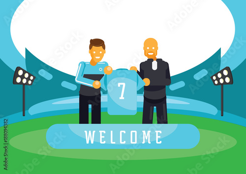 light blue team sign new player