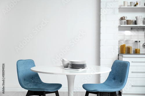 Table and chairs in kitchen...