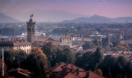 From the walls of Bergamo