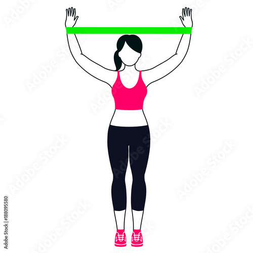 Workout with mini band