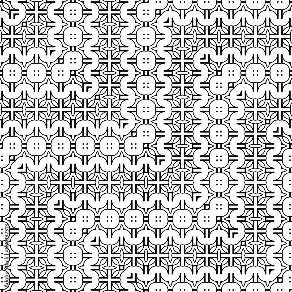 Design seamless monochrome zigzag pattern