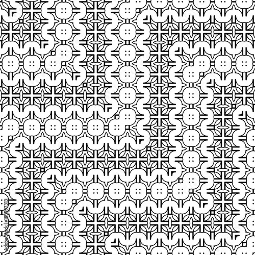 Design seamless monochrome zigzag pattern