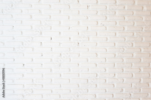 modern white bricks block cement background texture for deign and decorate