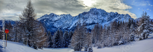 Mountain Panorama of Lienz, Austria