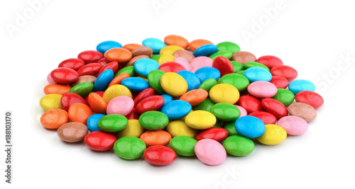Multicolor candy isolated