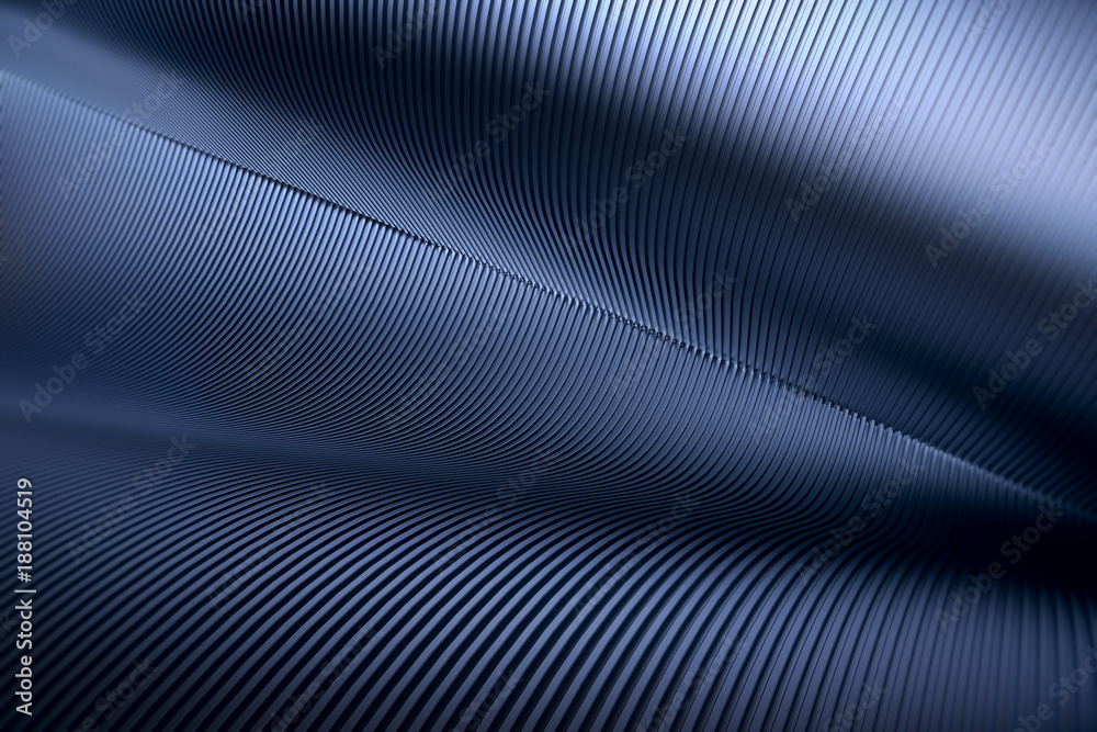 Wave band abstract background surface 3d rendering,metal stripe pattern background. Wave band abstract background surface 3d rendering,metal stripe pattern background.