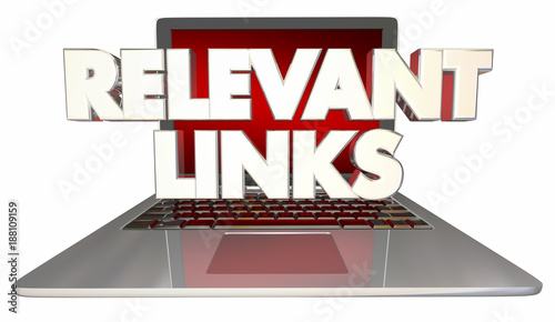 Slika na platnu Relevant Links More Information Computer Laptop 3d Illustration