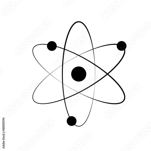 Icon of a molecule.
