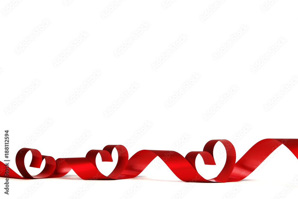 Ribbon hearts frame Ribbon hearts frame