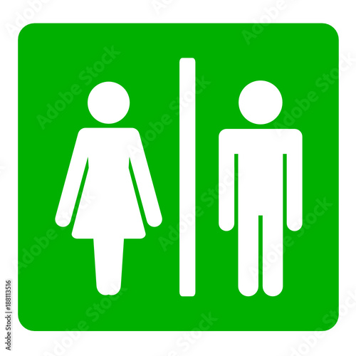 ikona mężczyzny i kobiety - WC