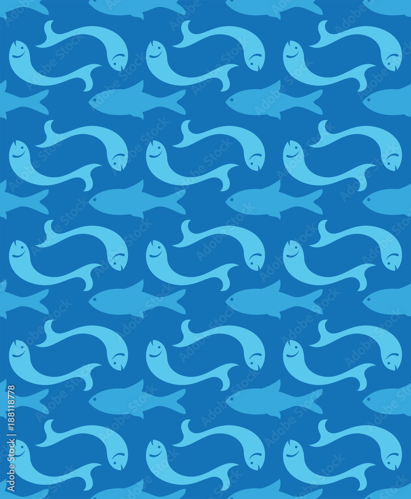 Fish Seamless Pattern