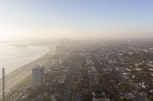 Aerial view of pacific ocea...