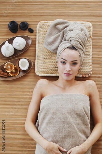 Woman in SPA