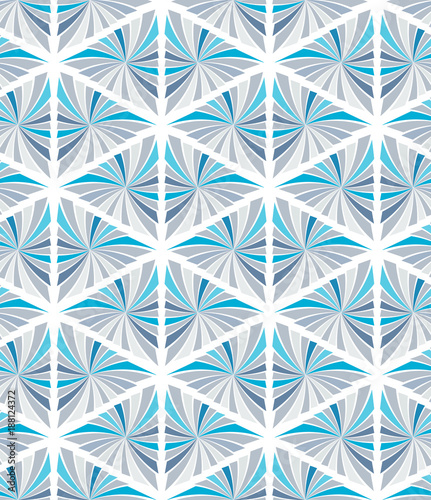 Abstract seamless pattern of triangles. Geometric texture.