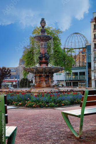 fontaine de la mairie de Limoges