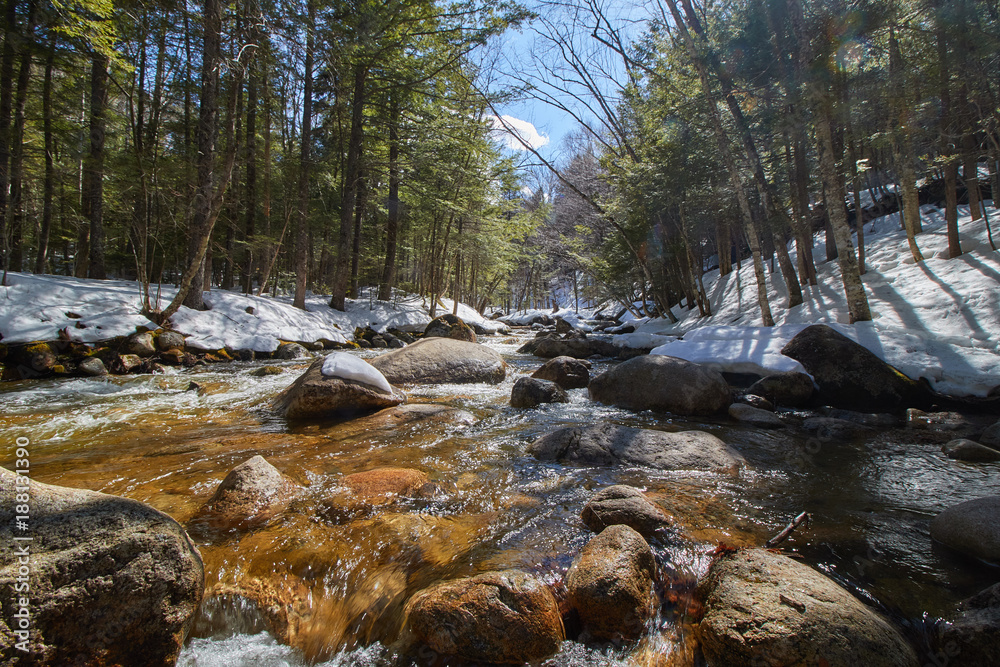 River in the snow River in the snow