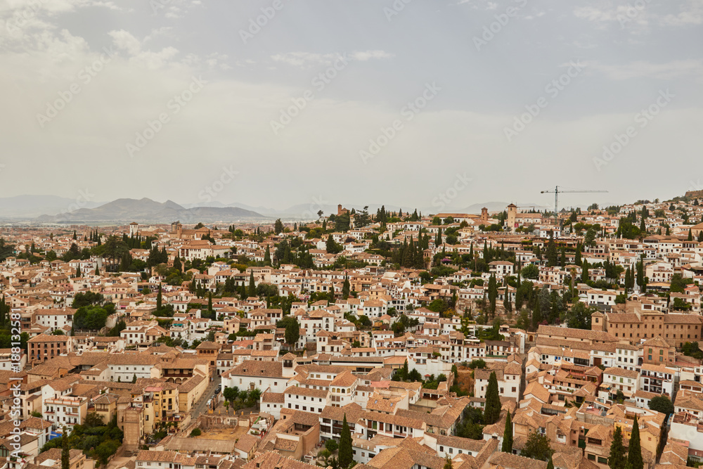 View of the city of Granada
