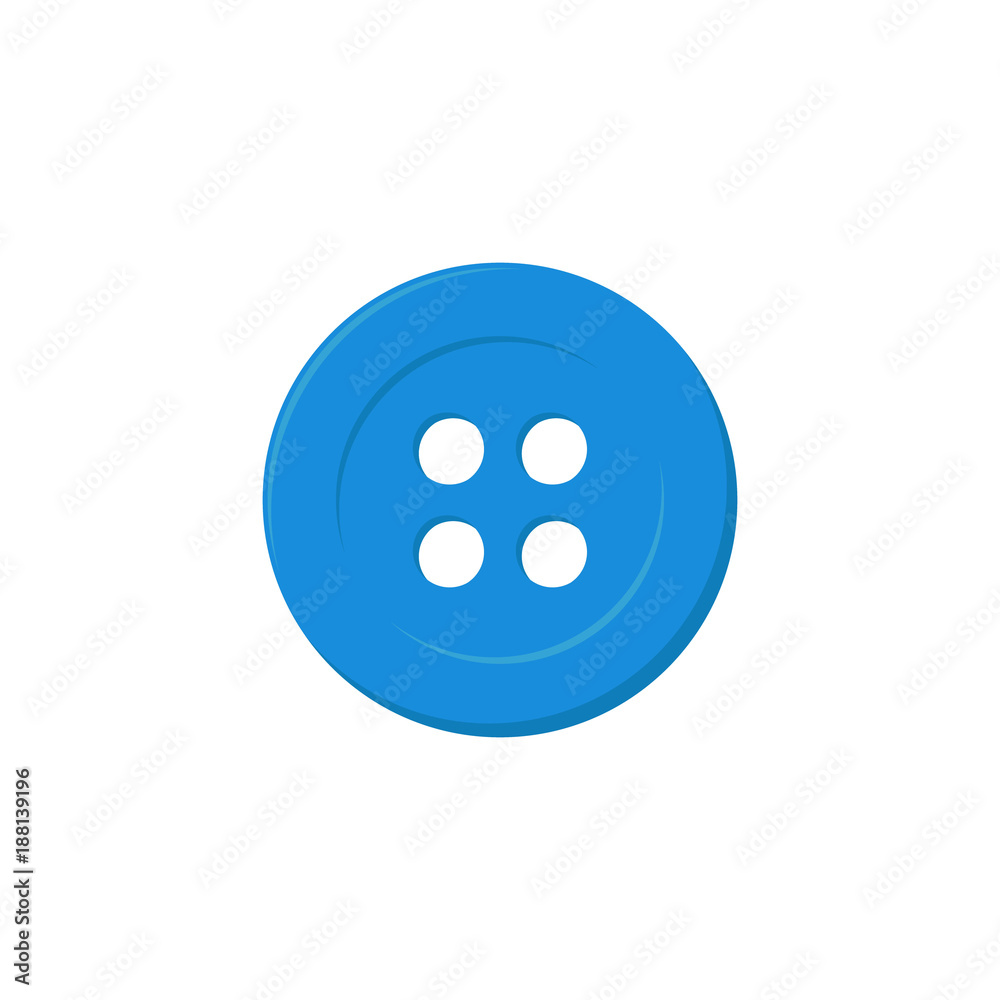 Button for cloth. Vector. Button for cloth. Vector.