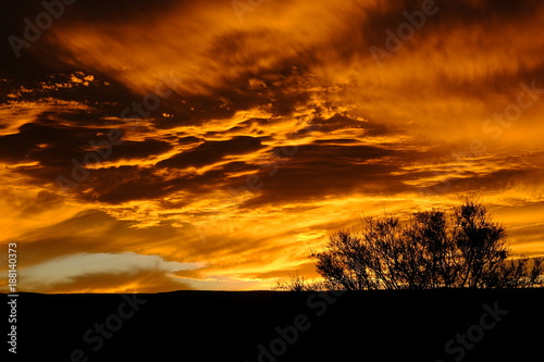 Sunset in Montrose  Colorado