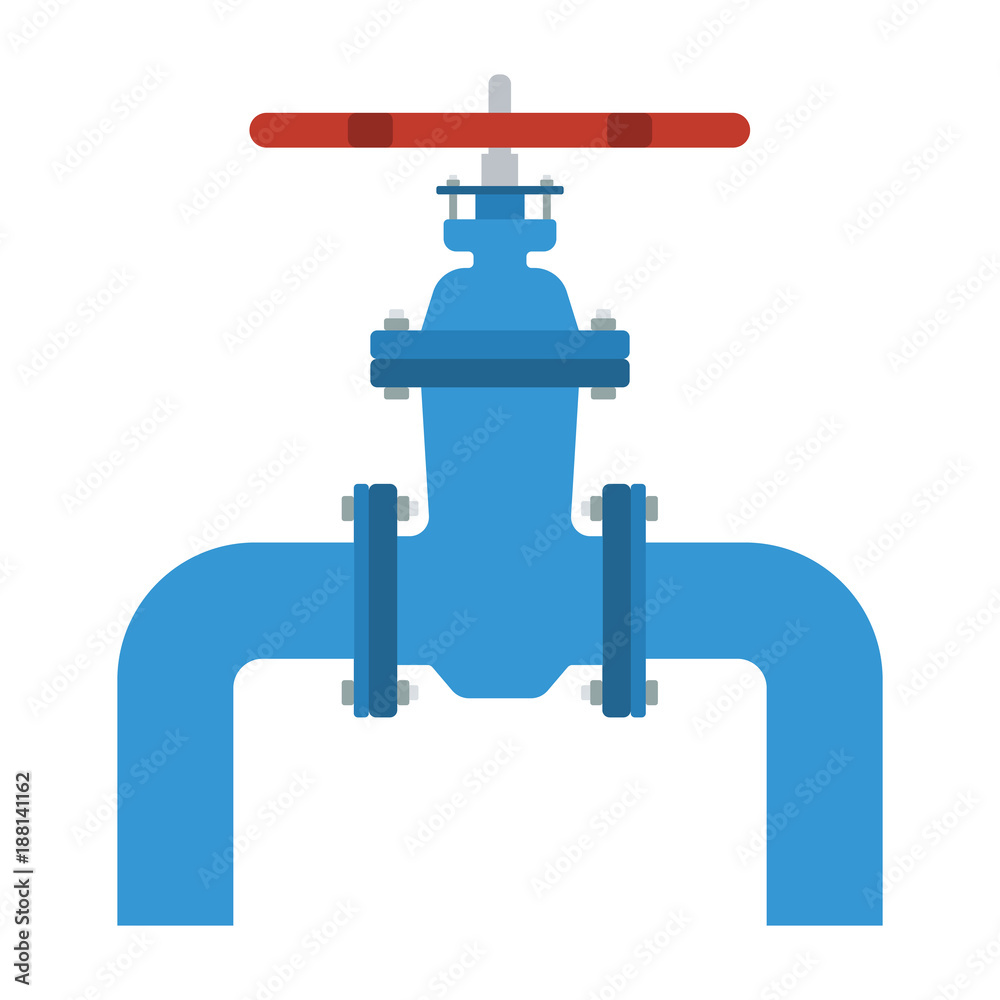 Icon of Pipe with valve