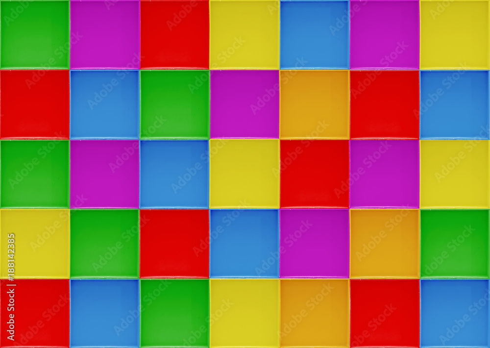 colorful blocks pattern background