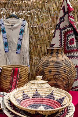 Native American Craft Fair with Traditional Goods