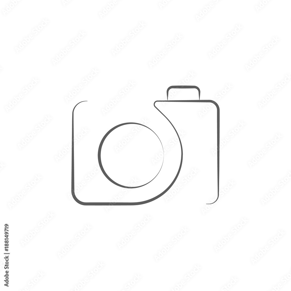 logo camera icon. Elements of photo and video icon. Premium quality graphic design. Signs